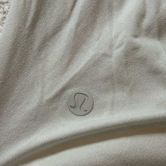 Lightweight White Lululemon Workout Shirt - Picture 3 of 3
